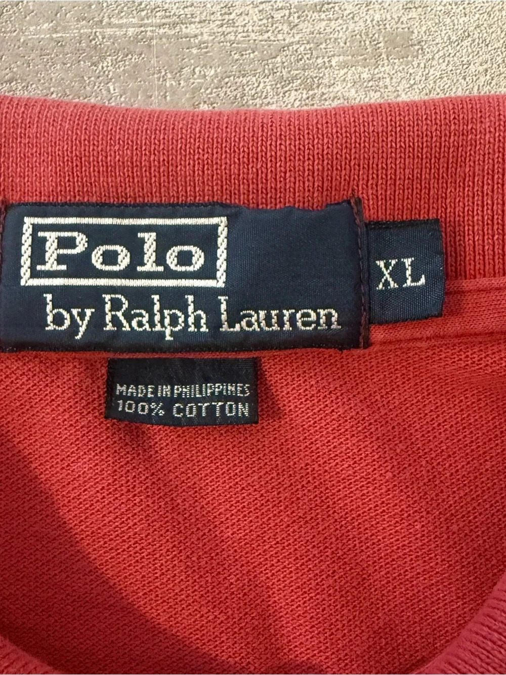 Polo Ralph Lauren Strawberry Red Short Sleeve Polo Shirt XL Cotton